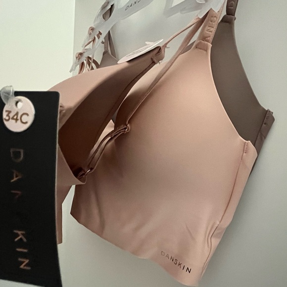 Danskin Smooth & Silky Invisible Edge Seamless Pullon Wireless 3pc Bra/Bralette - Picture 9 of 15